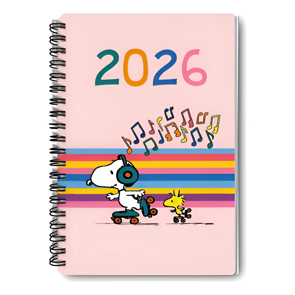 GENERICO - Agenda Snoopy Cuaderno Planner Organizador A5 Anillada