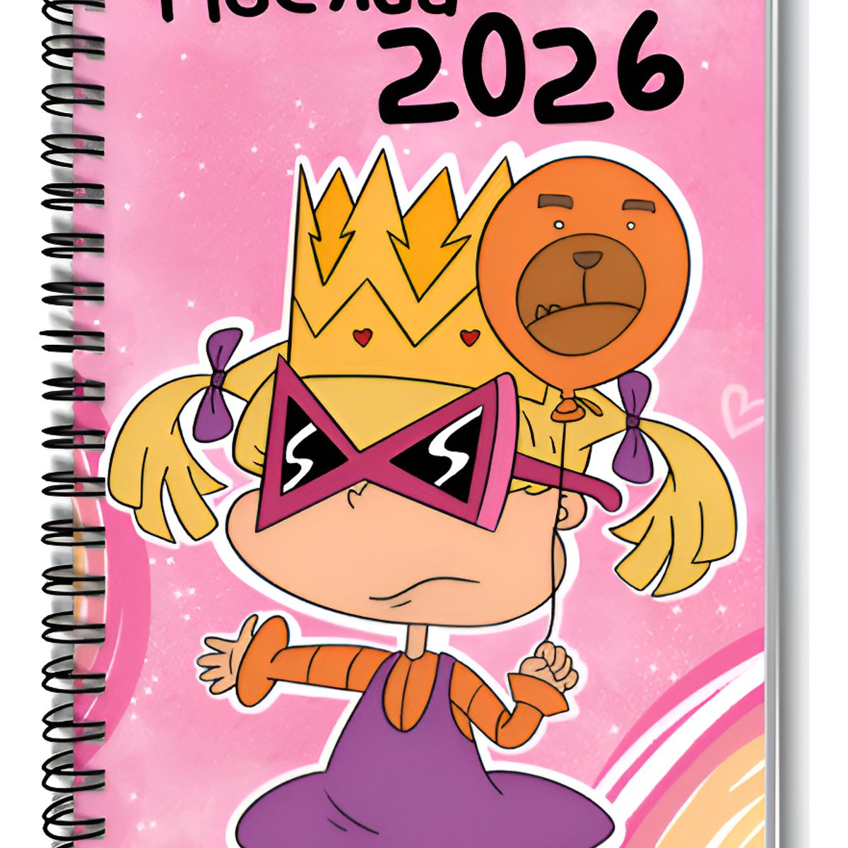 GENERICO - Agenda Angélica Pickles Rugrats Planner Cuaderno A5 Anillado
