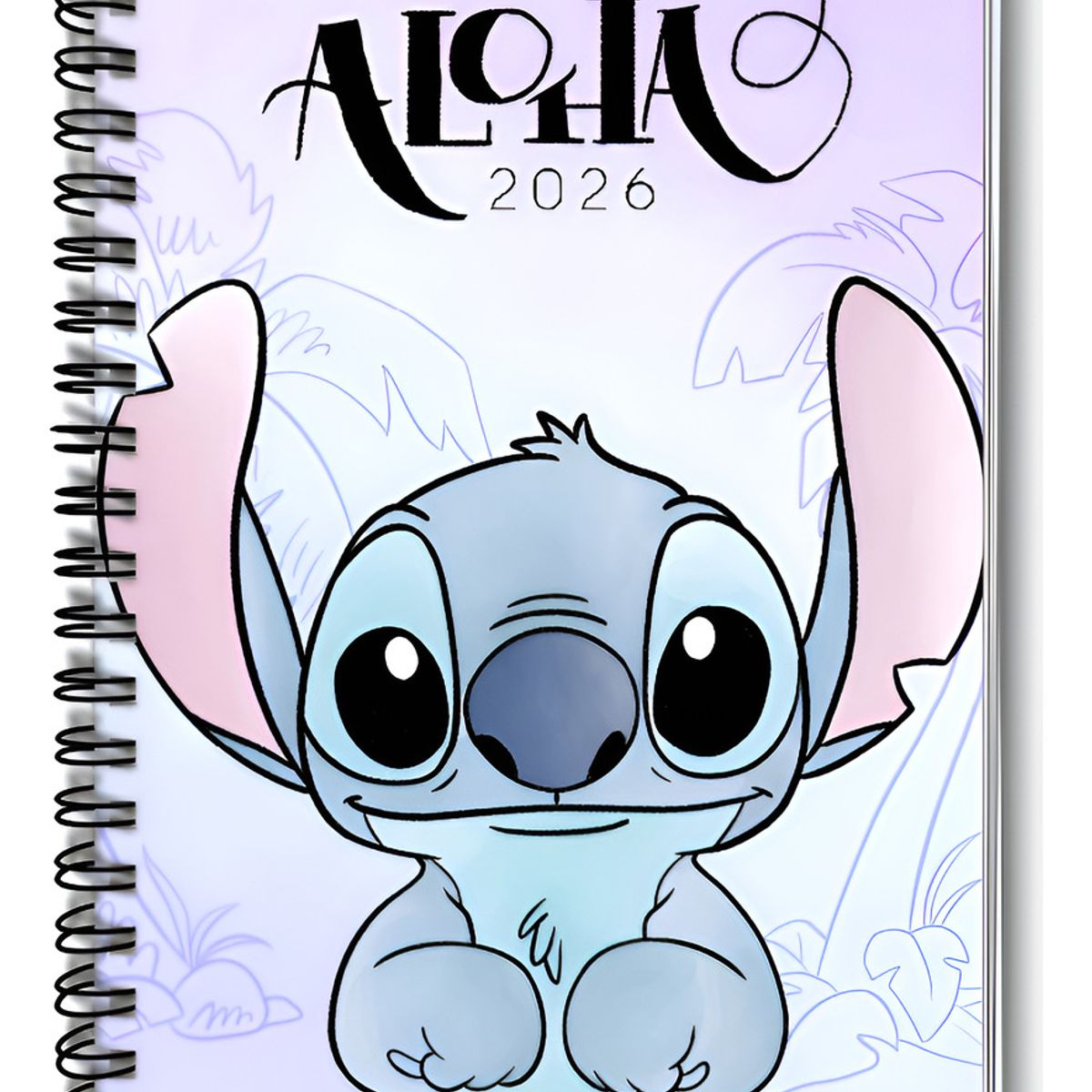GENERICO - Agenda Stitch Aloha Planner Cuaderno A5 Anillado