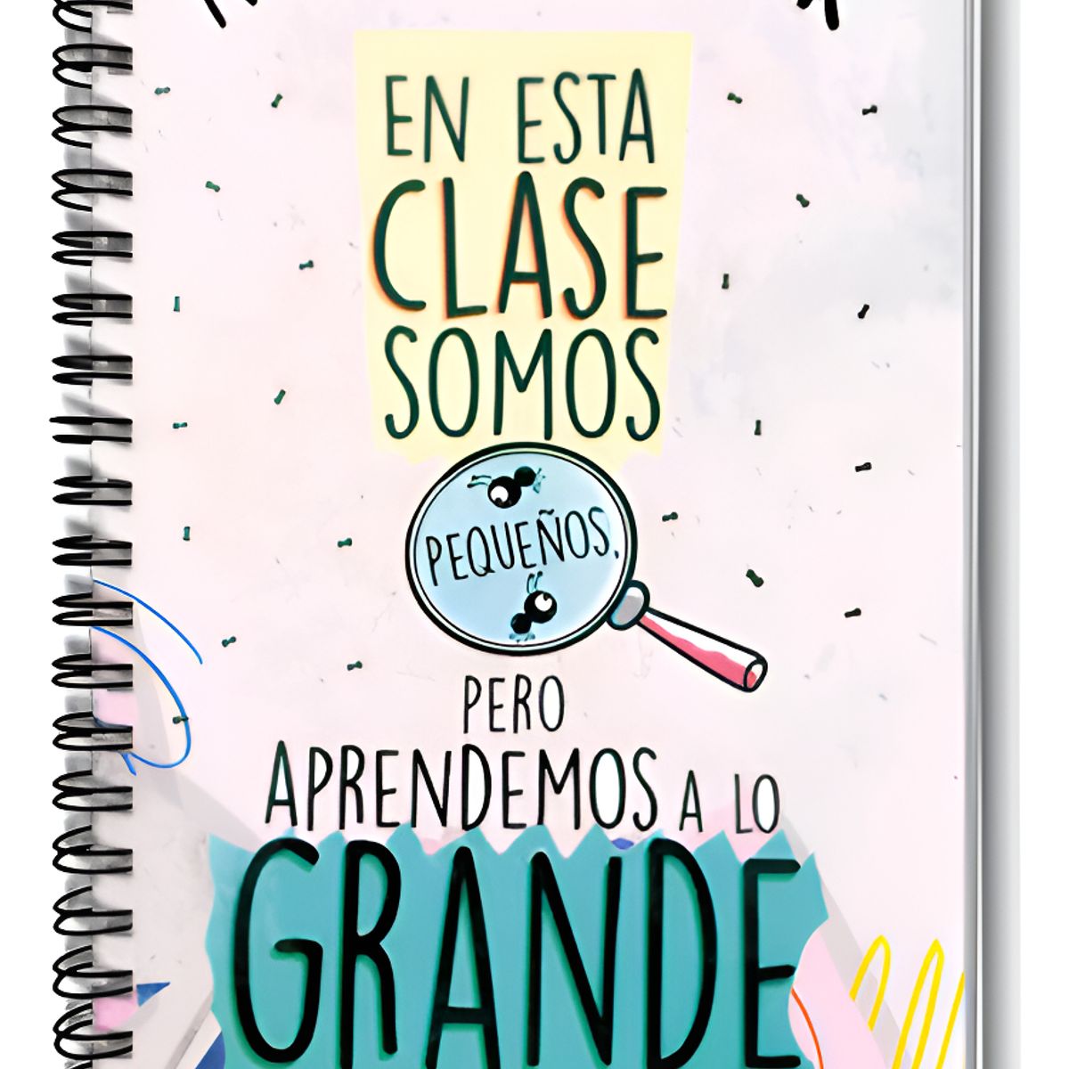 GENERICO - Agenda Escolar Perpetua A5 Planner Anillada Cuaderno