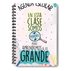 GENERICO - Agenda Escolar Perpetua A5 Planner Anillada Cuaderno