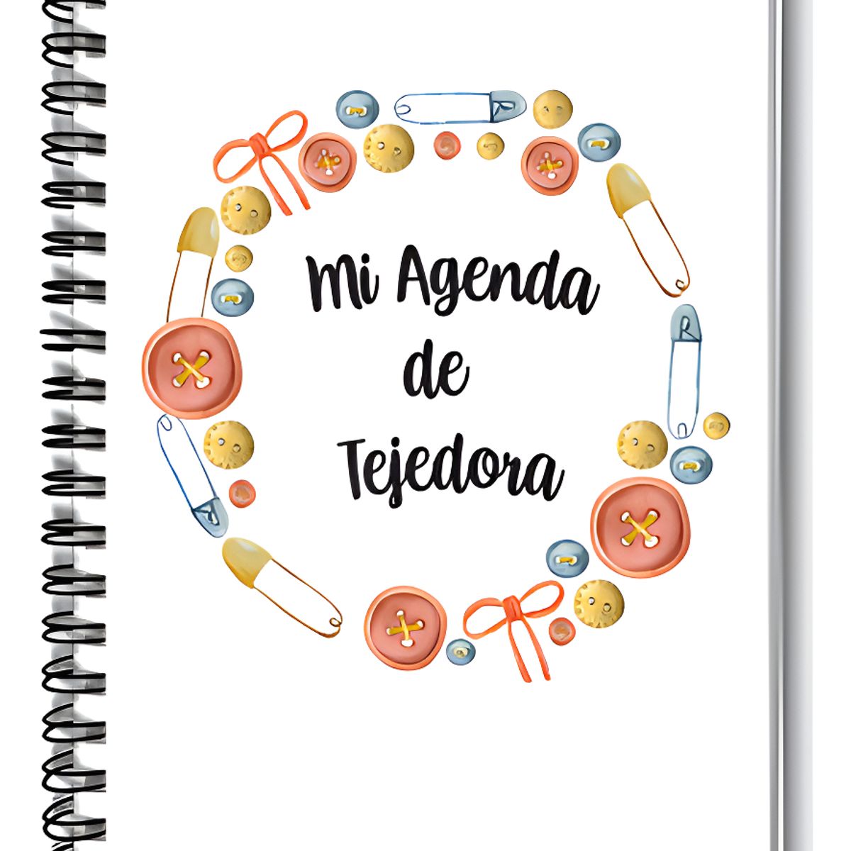 GENERICO - Agenda Tejedora Perpetua Sin Fecha Planner Cuaderno