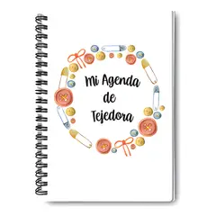 GENERICO - Agenda Tejedora Perpetua Sin Fecha Planner Cuaderno