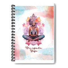 GENERICO - Agenda Yoga Perpetua Sin Fecha Planner Semanal A5