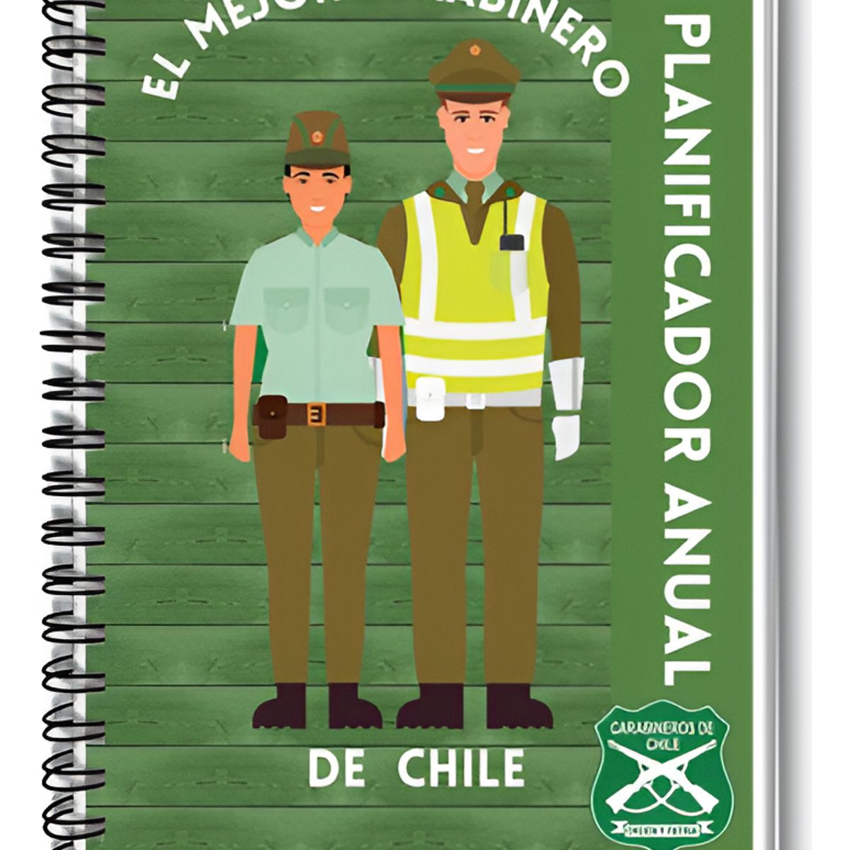 GENERICO - Agenda Carabineros Chile Perpetua Sin Fecha Planner Mod4