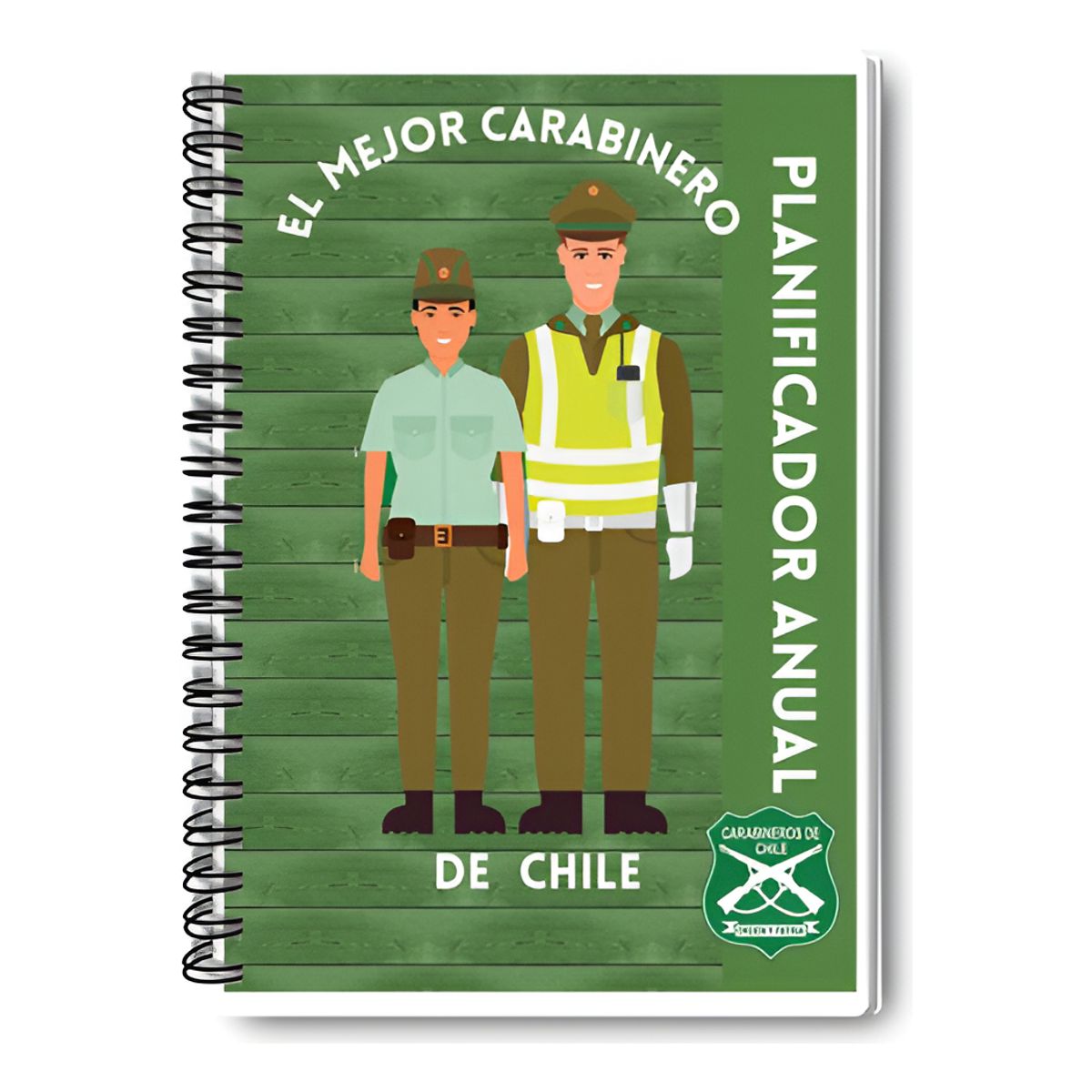 GENERICO - Agenda Carabineros Chile Perpetua Sin Fecha Planner Mod4