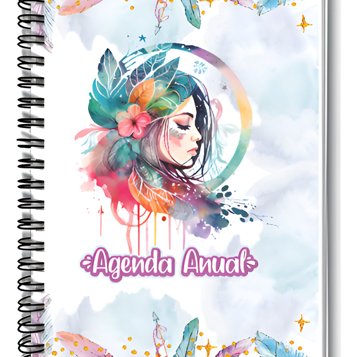 GENERICO - Agenda Feather Perpetua Sin Fecha Planner Financiero