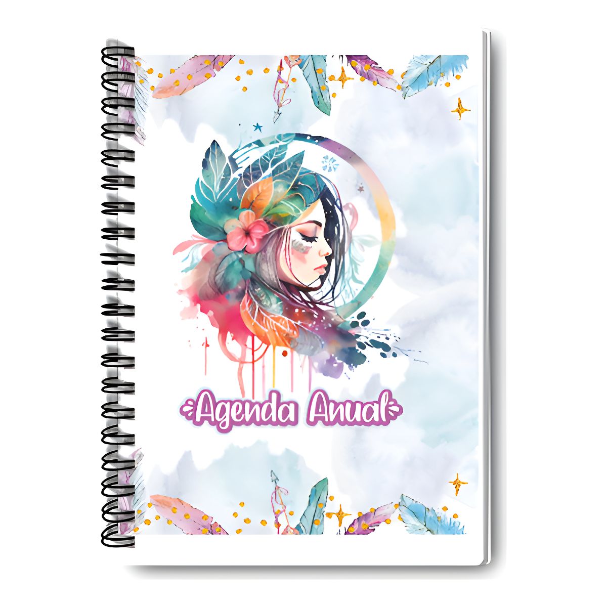GENERICO - Agenda Feather Perpetua Sin Fecha Planner Financiero
