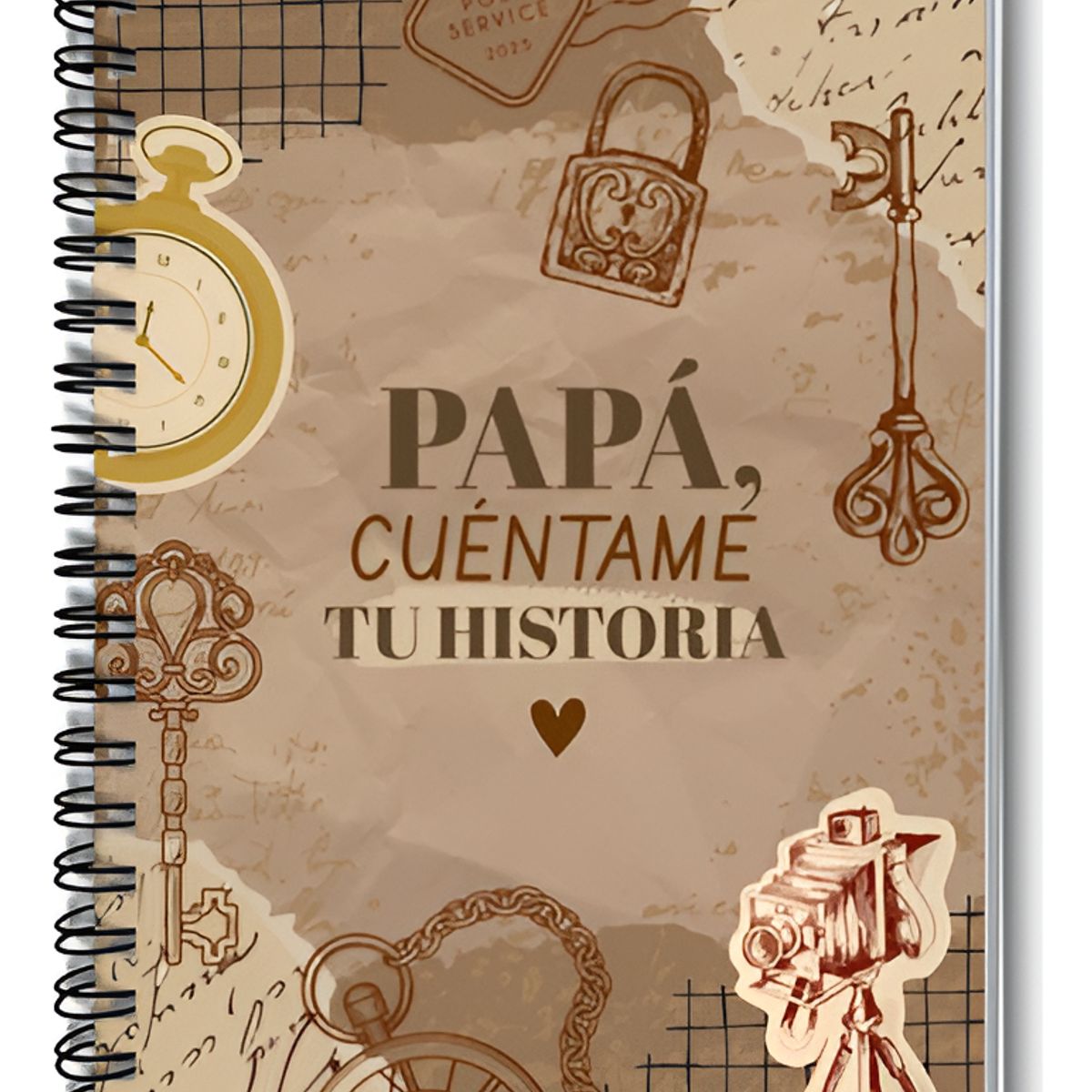 GENERICO - Papá Cuéntame Tu Historia Diario Personal Agenda A5