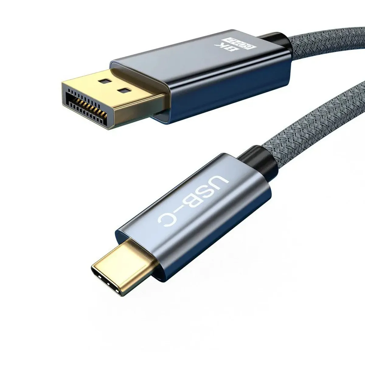KUANGYE - Cable Usb C A Display Port 8k 4k Thunderbolt 3 (2 Metros)
