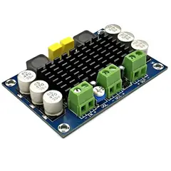 KUANGYE - Amplificador De Audio Digital 100w Placa Tpa3116da Dc 12-26v Azul