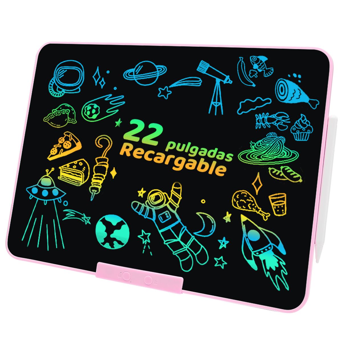 LUKOVEE - Pizarra Mágica Tablet Dibujo Lcd 22 Recargable Juguete Niños