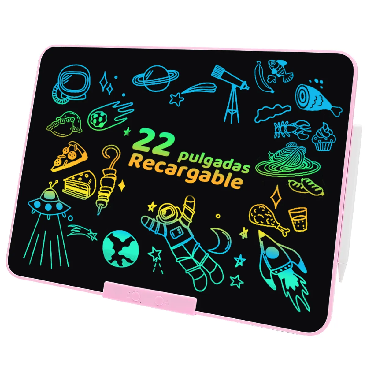 LUKOVEE - Pizarra Mágica Tablet Dibujo Lcd 22 Recargable Juguete Niños