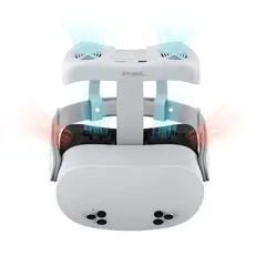 DOBE - Mascarilla con Ventilador para Quest 3S Enfriamiento Activo con Batería 800mAh