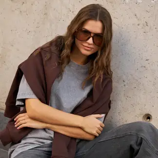 NOVY - Lentes Gafas De Sol Piloto Retro Mujer Retro Uv400 Unisex