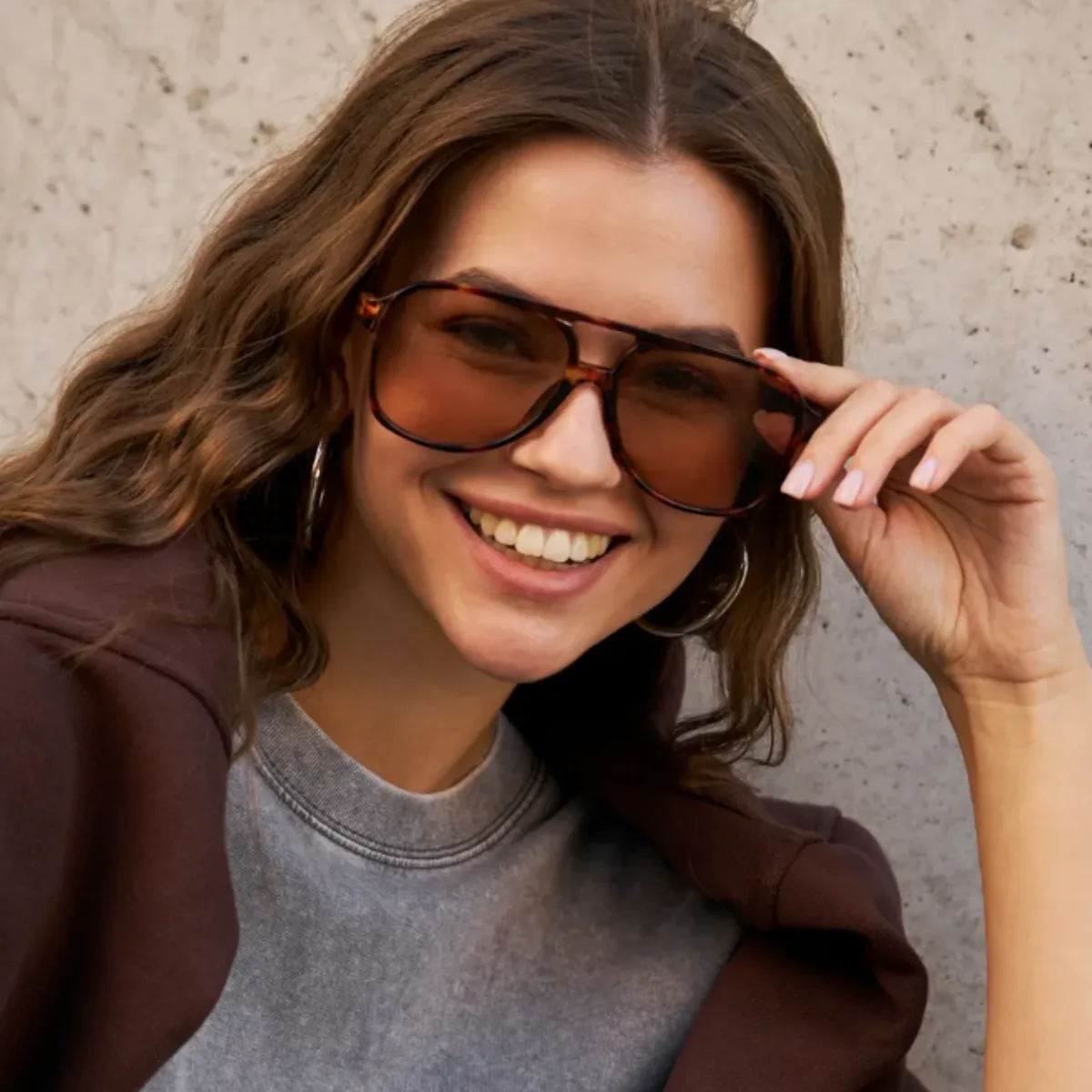 NOVY - Lentes Gafas De Sol Piloto Retro Mujer Retro Uv400 Unisex