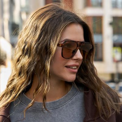 Imagen 2 del producto Lentes Gafas De Sol Retro Piloto Aviador Mujer Uv400 Animal Print