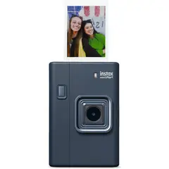 FUJIFILM - Instax mini LiPlay+ Hybrid Instant Camera Midnight Blue