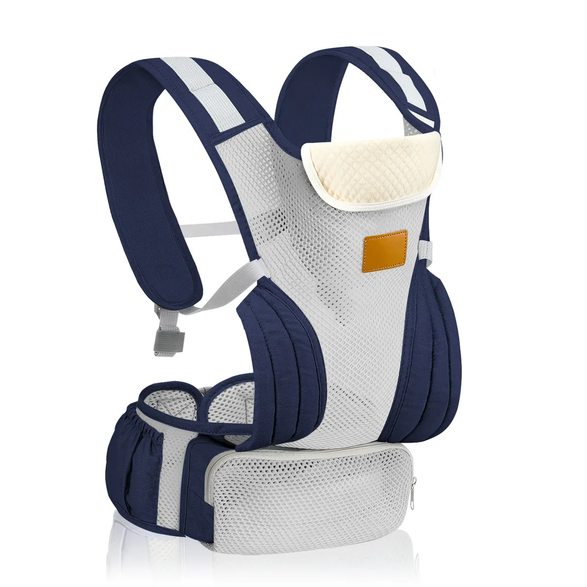 LUKOVEE - Mochila Porta Bebé Ergonómica Asiento Multifuncional 6 En 1