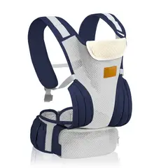 LUKOVEE - Mochila Porta Bebé Ergonómica Asiento Multifuncional 6 En 1