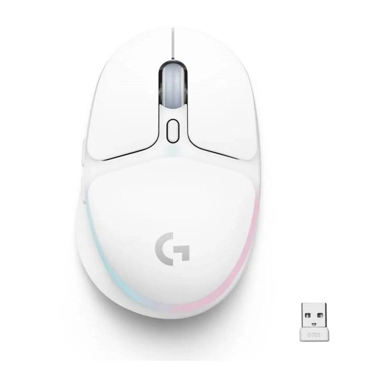 LOGITECH - Mouse Gaming Logitech G705 Wireless Ligthspeed RGB White Aurora