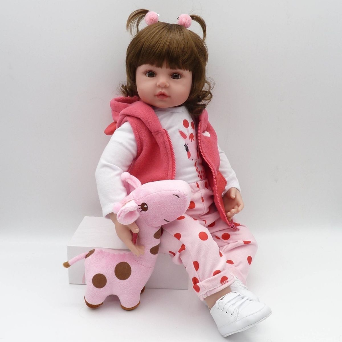 GENERICO - Maidedoll Muñeca Silicona 55 Cm Bella Realista Bebé Reborn