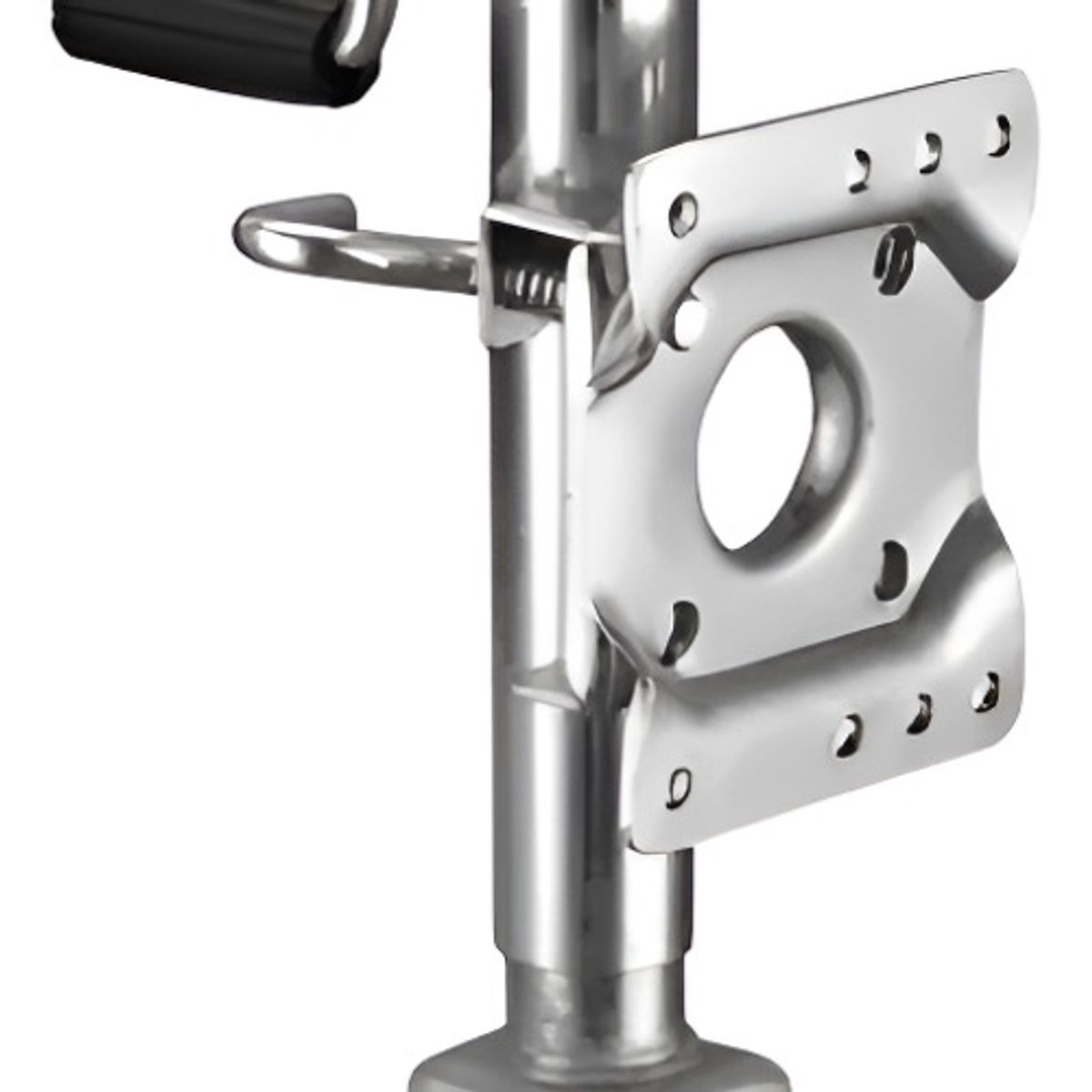 GENERICO - Gato Remolque 6 Pulgadas Con Rueda Plateado