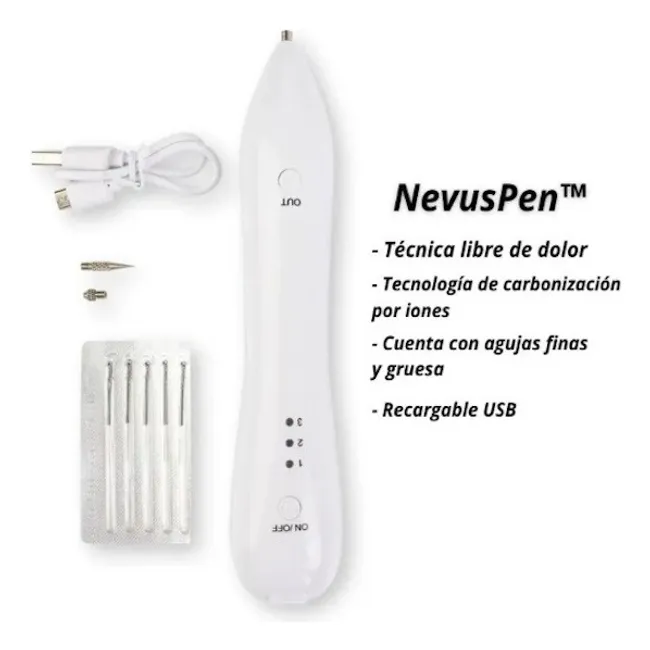 GENERICO - Lápiz Iones Elimina Pecas Lunares Verrugas Manchas Usb