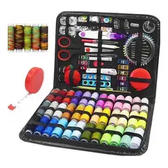 GENERICO - Set De Costura Kit Costurero Hilos Bordado Estuche 206 Pieza