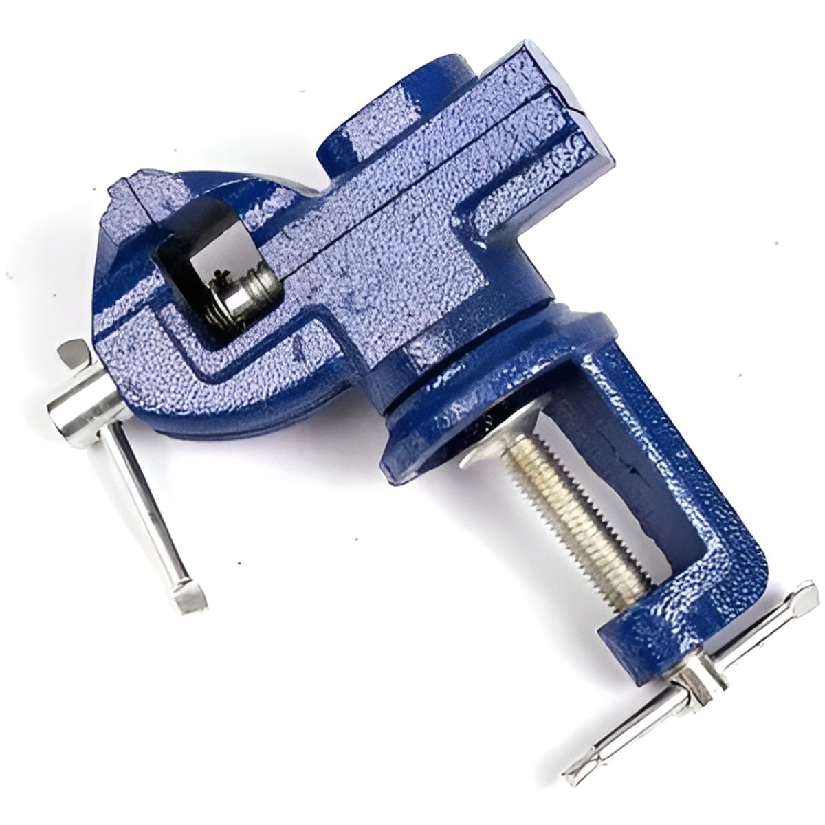 GENERICO - Tornillo De Banco Giratorio 25 Pulgadas Orfebreria Mecanico Azul