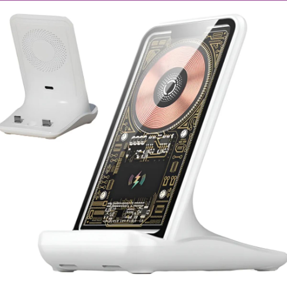 GENERICO - Soporte De Carga Magnético Base De Carga Inalámbrica M123