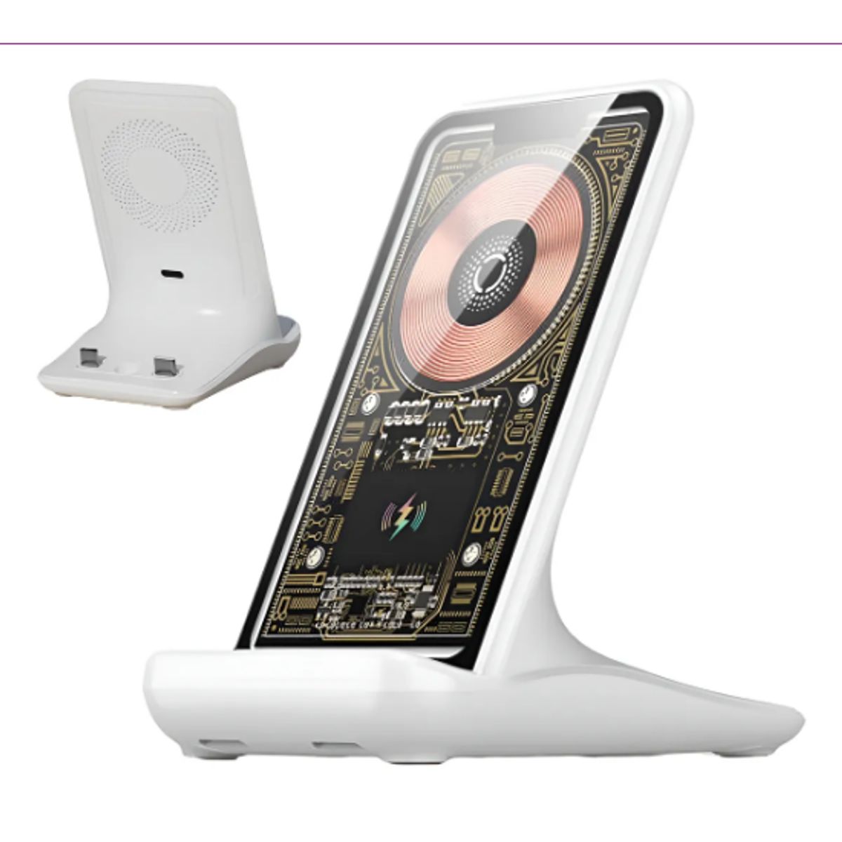 GENERICO - Soporte De Carga Magnético Base De Carga Inalámbrica M123