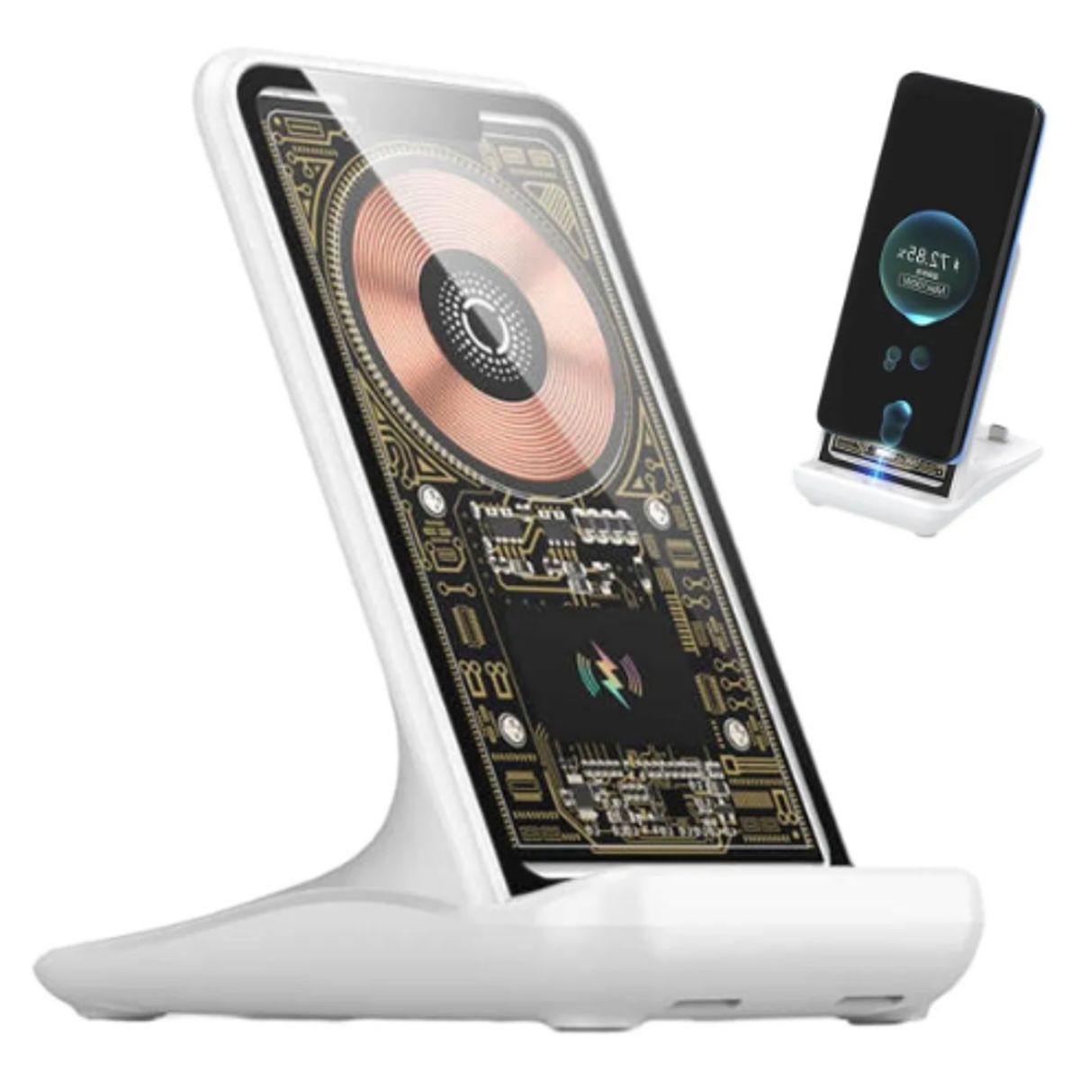 GENERICO - Soporte De Carga Magnético Base De Carga Inalámbrica M123