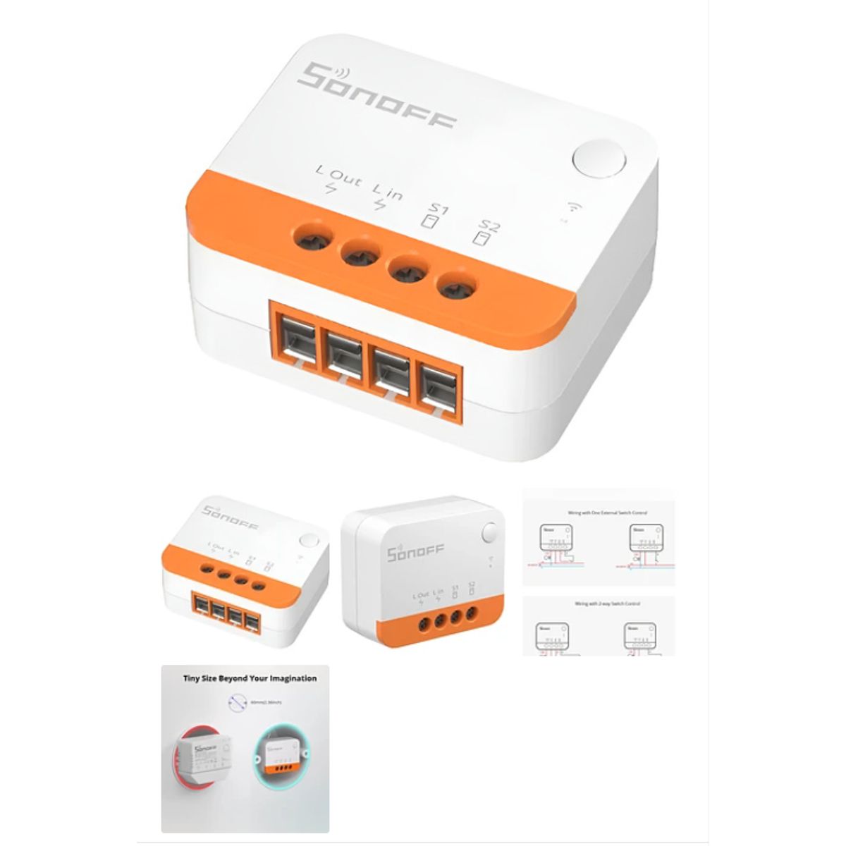 GENERICO - Interruptor Zigbee Sin Neutro Sonoff Mini Extreme Zbminil2