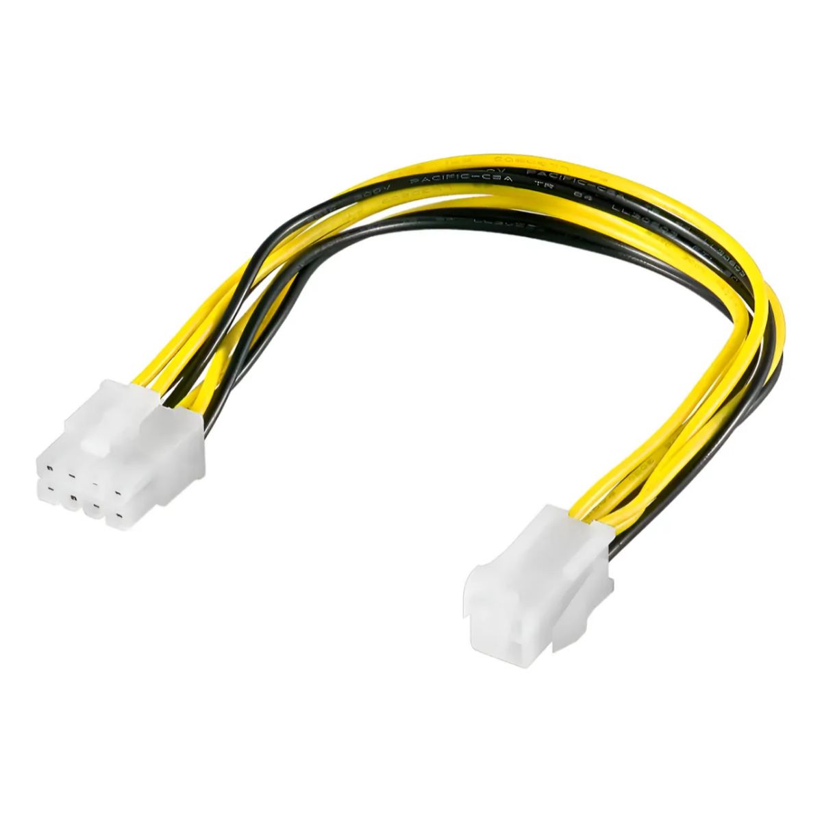 GENERICO - Cable Poder De 4 Pines Macho A A 8 Pines Hembra Cpu 14cm