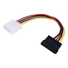 GENERICO - Cable Sata Adaptador Sata Hembra A Molex Macho 19 Cm