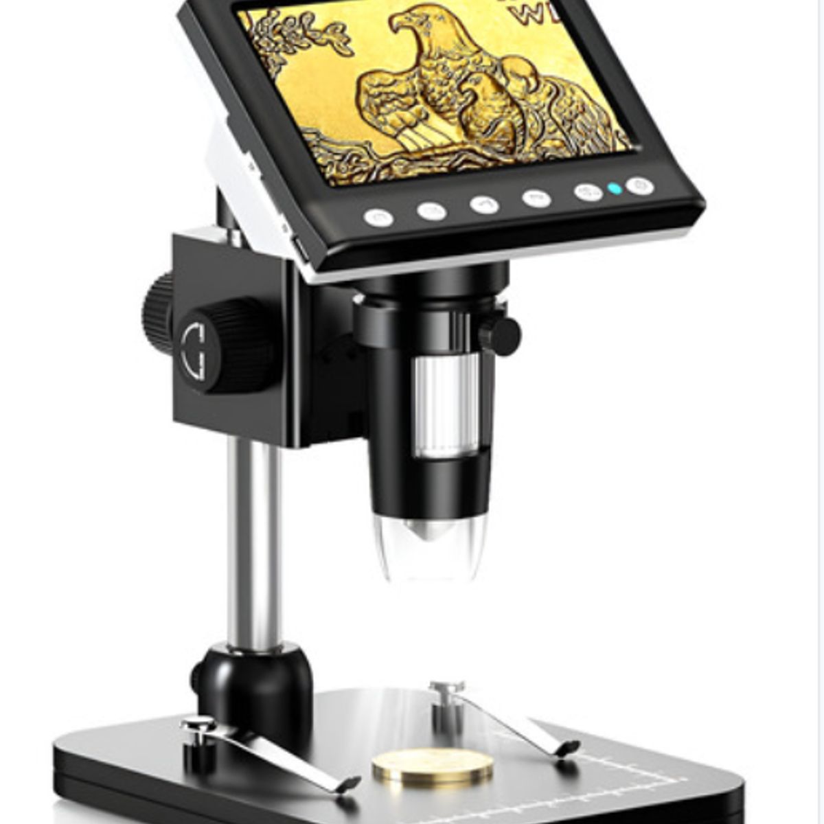 GENERICO - Microscopio Digital Hayve 43  Ips 1000x Con 8 Led Y Tf 32gb