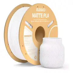 GENERICO - Filamento Pla Mate Elegoo 1kg 175mm Blanco Filamentos