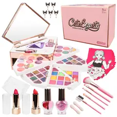 AIZO - Kit De Maquillaje Para Niñas Juguete Cosméticos