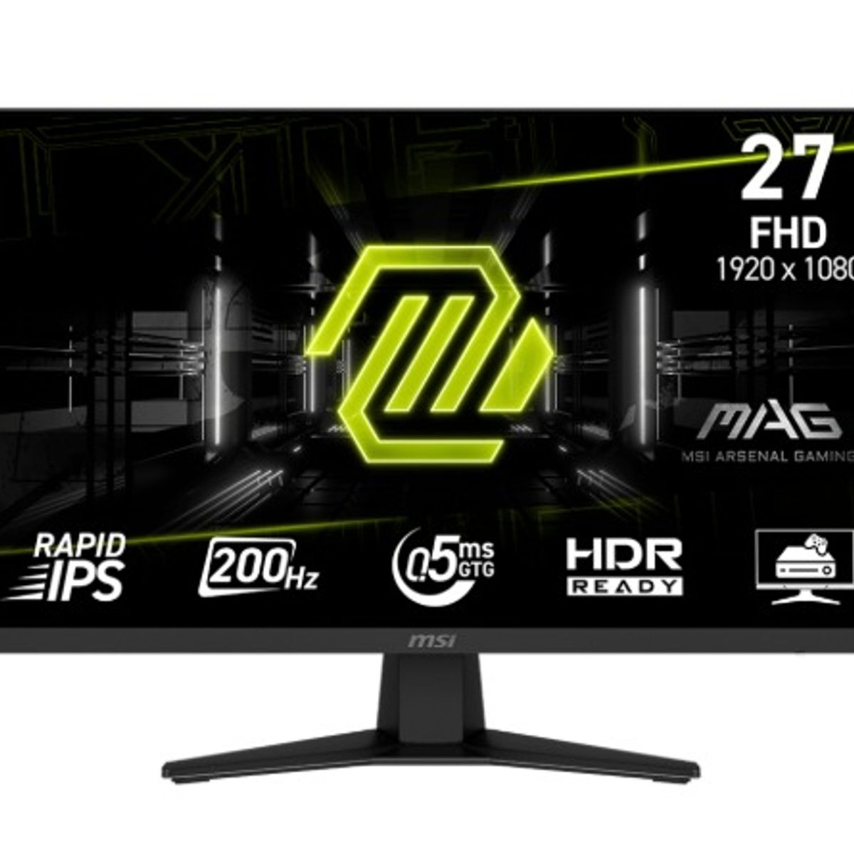 MSI - Monitor Gamer 27  (plano) - Msi Mag 272f - Full Hd 1920x1080