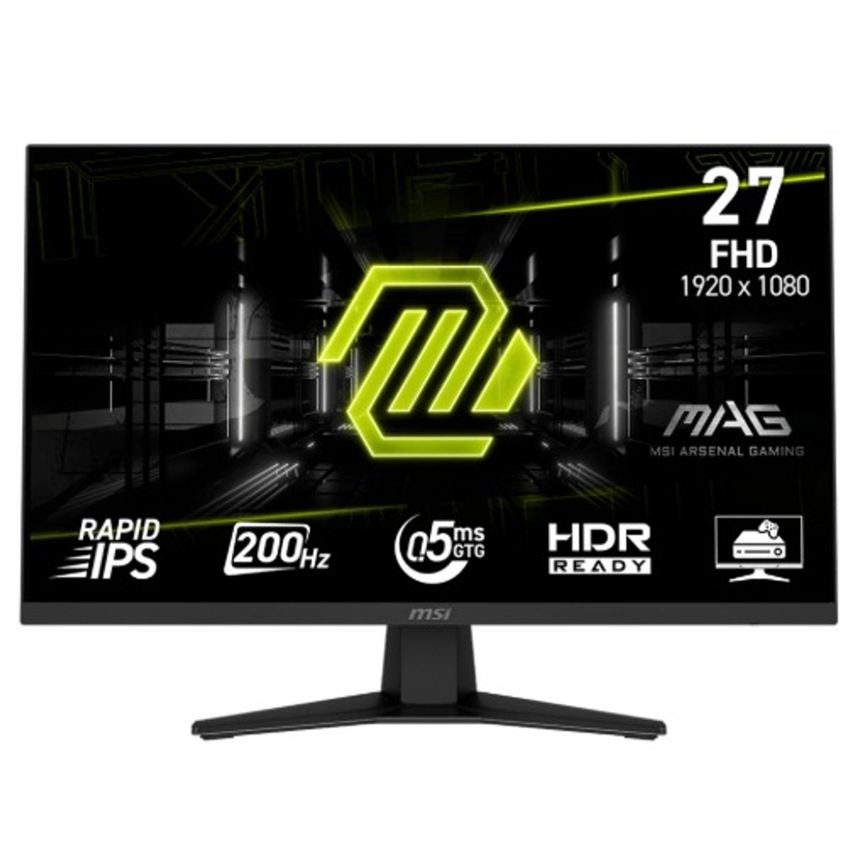 MSI - Monitor Gamer 27  (plano) - Msi Mag 272f - Full Hd 1920x1080