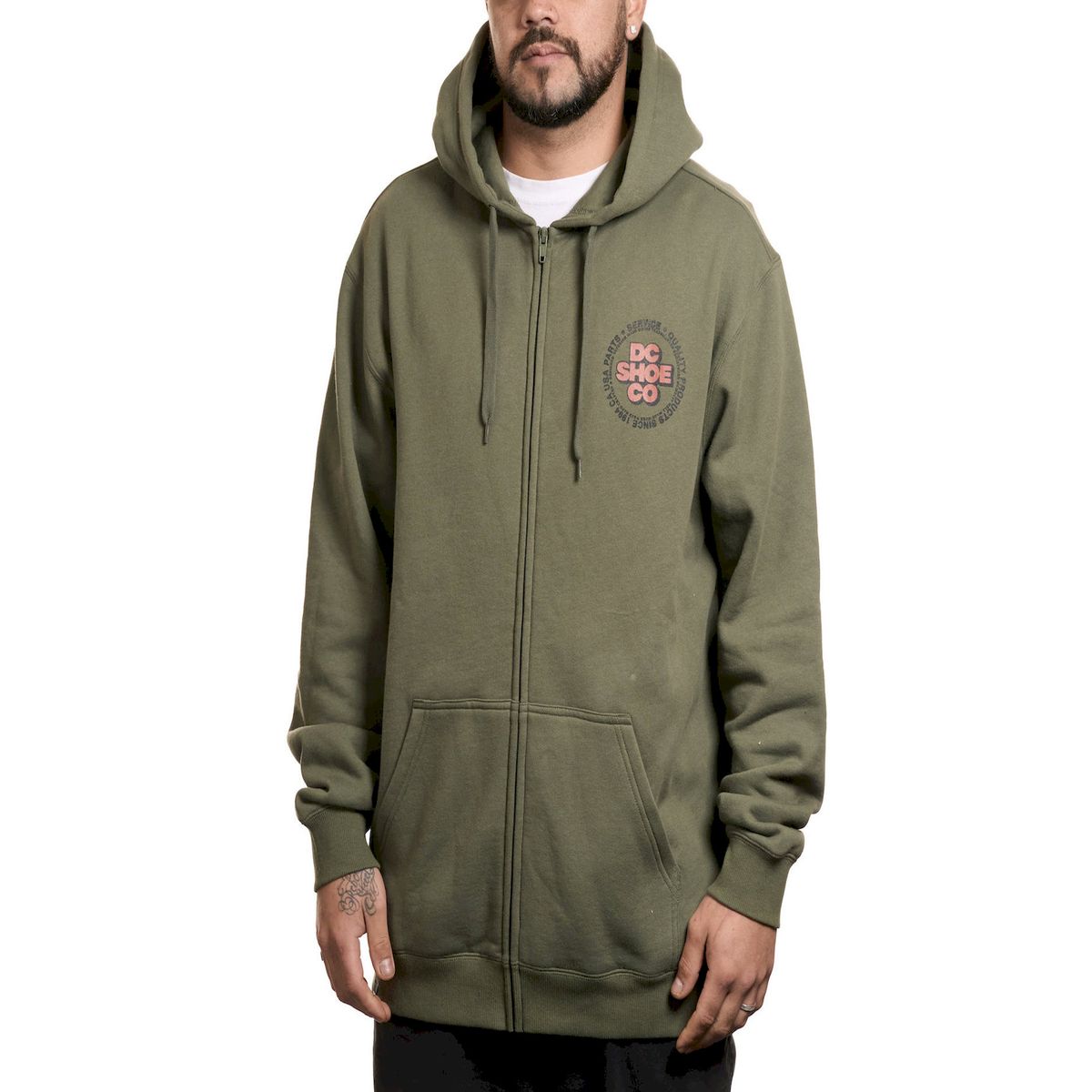 DC SHOES - Poleron Hombre Fine Goods Verde DC Shoes