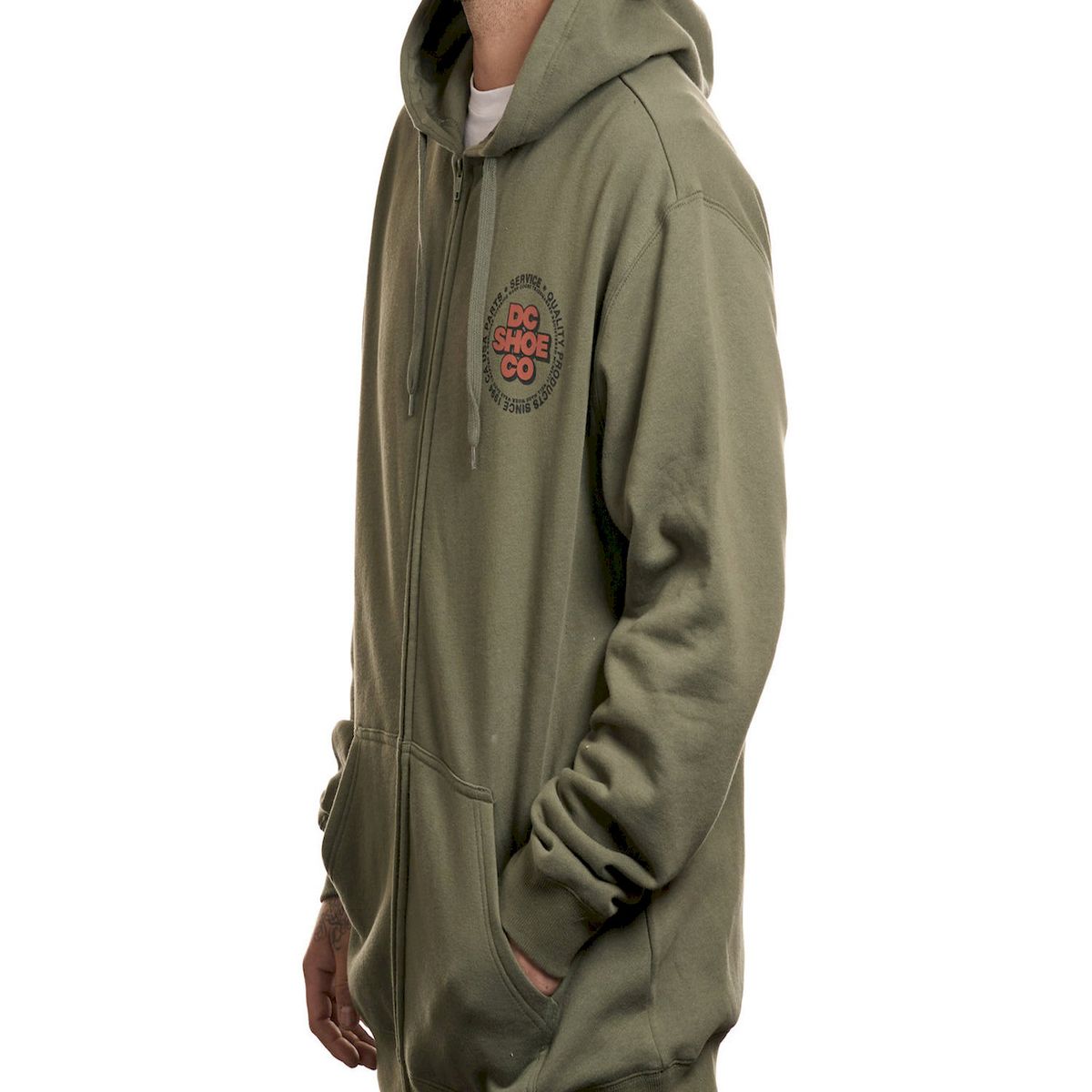 DC SHOES - Poleron Hombre Fine Goods Verde DC Shoes