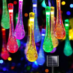 GENERICO - Luces Navidad Guirnaldas Solares Luces De Navidad Solares 6m