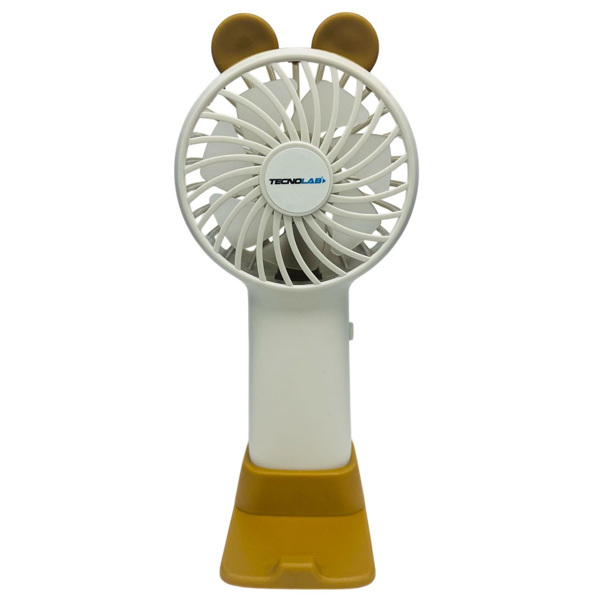 TECNOLAB - Mini Ventilador Portatil Recargable Tecnolab TL672 Blanco