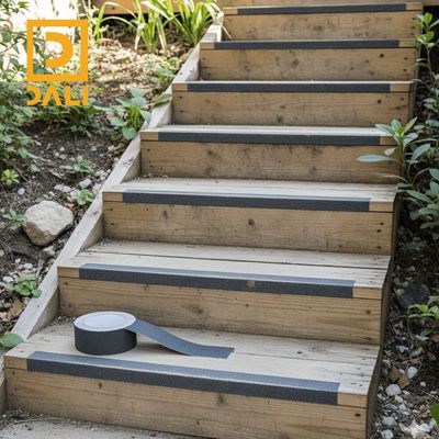 Imagen 2 del producto Cinta Antideslizante Gris 5 cm x 10 m – Seguridad Adhesiva