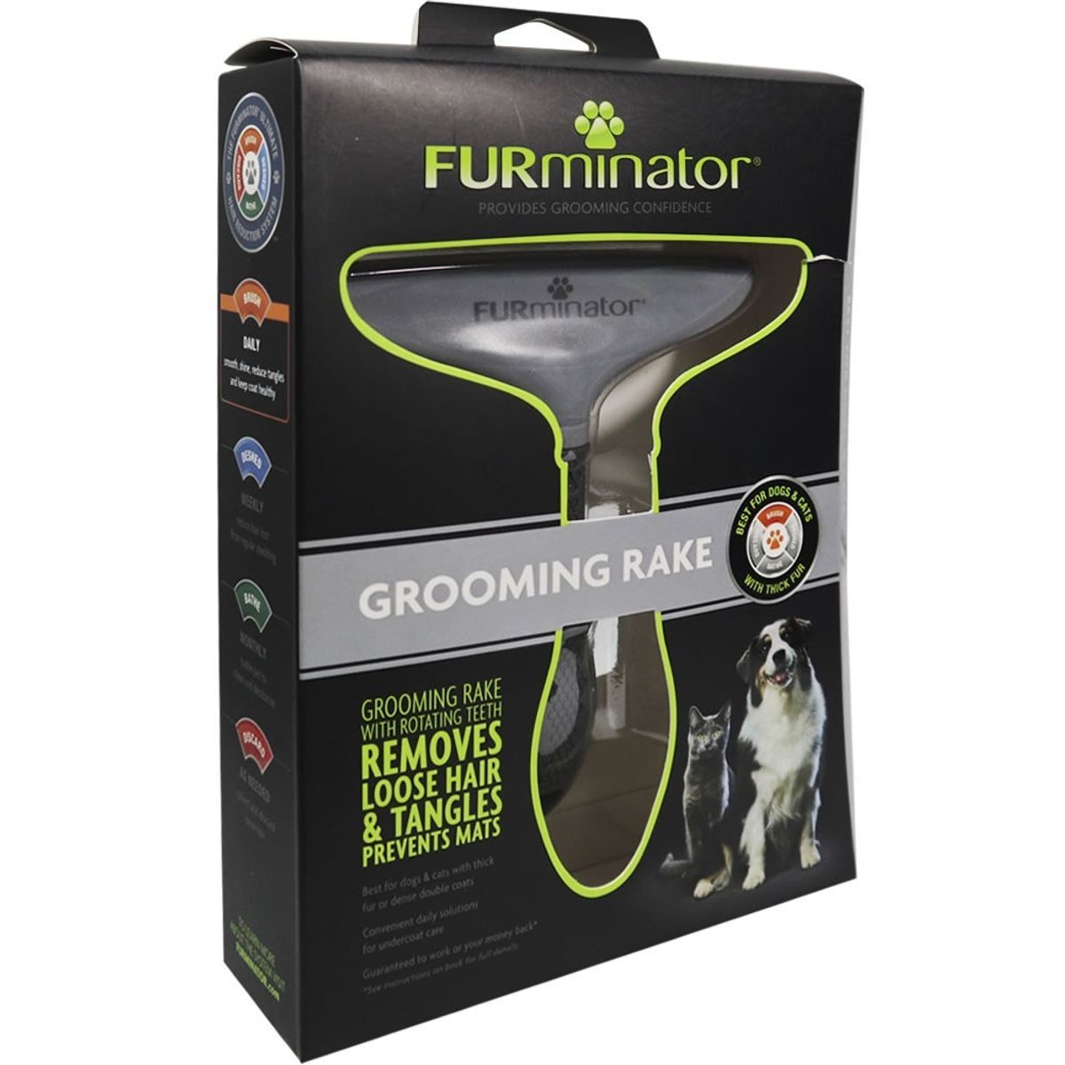 FURMINATOR - Cepillo Deslanador FURminator Rake Perros Gato Pelaje Grueso