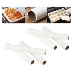 PASTELERIUS - X6 Rollo De Papel Mantequilla Para Hornear Antigrasa Cocina 5mts Papel Antiadherente Para Horno