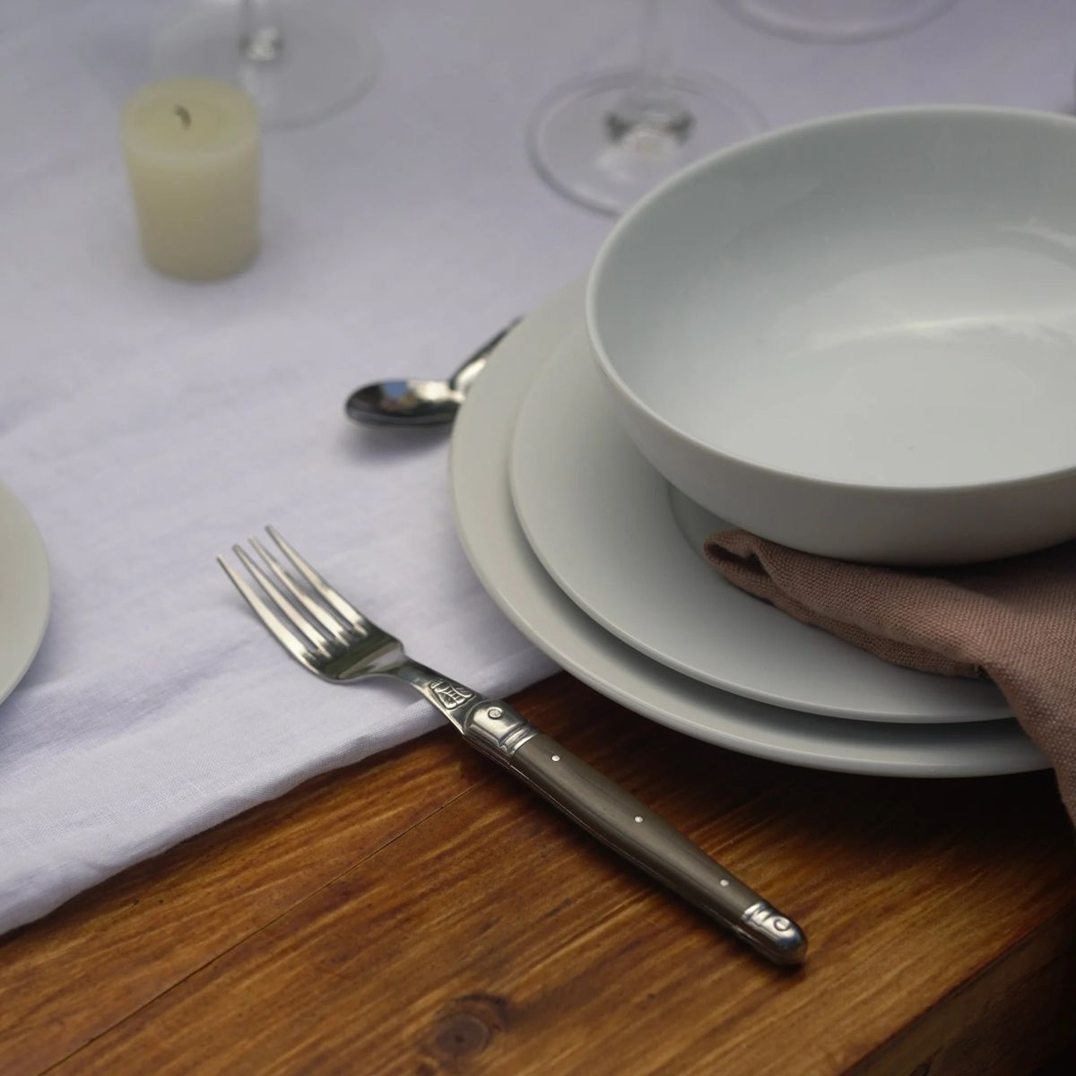 LAGUIOLE - Set Cubiertos 24 Piezas Pepper Laguiole