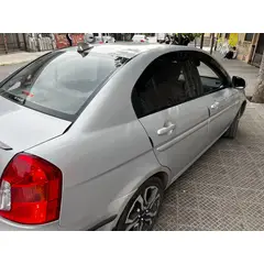 GENERICO - Bota Aguas de Acrílico 2mm plano Negro Brillante a Medida para auto Hyundai Accent 2014 Sedan